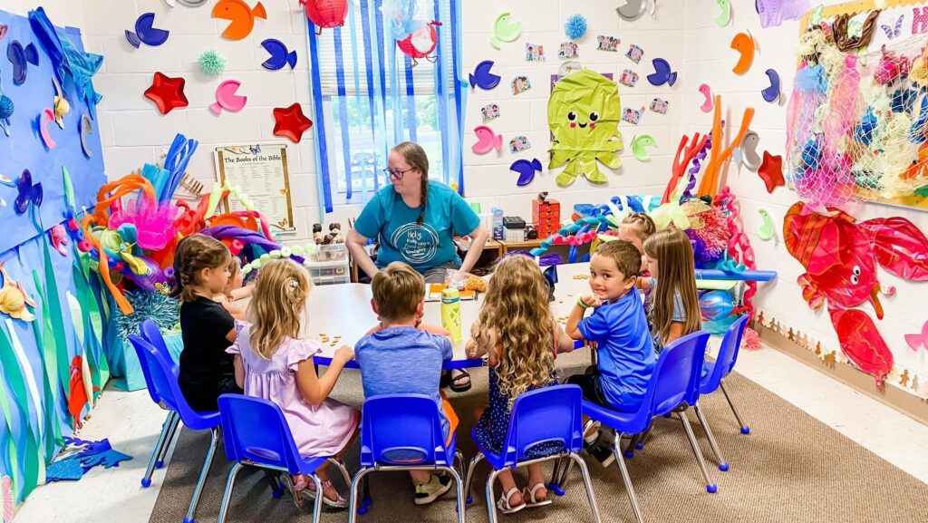 Portland church children's bible class